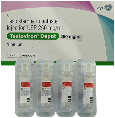 TESTOSTERONE ENANTHATE INJ USP - 250 mg/mL