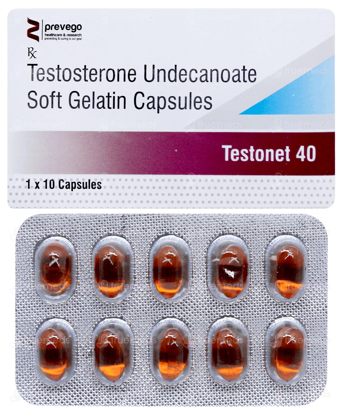 Testosterone gel capsule - 40 MG